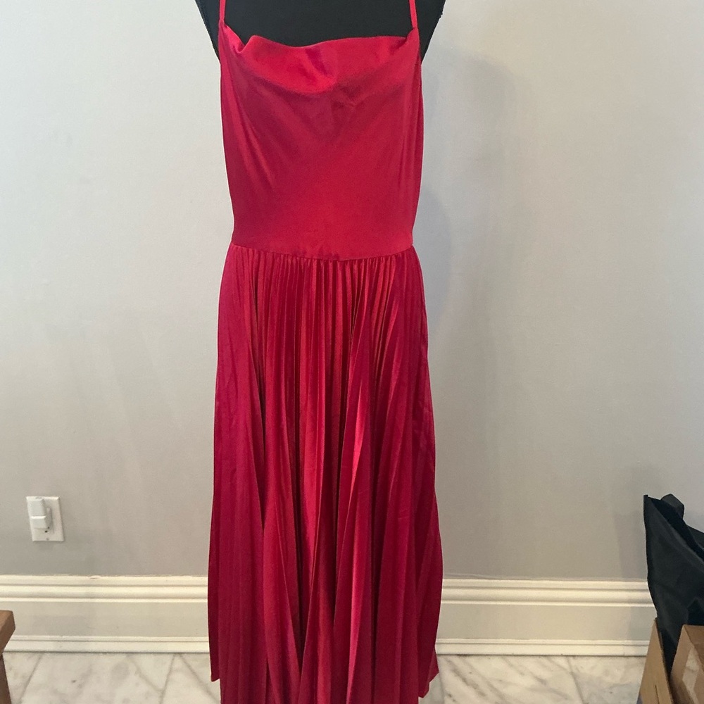 Laundry By Shelli Segal Strapless Red Dress